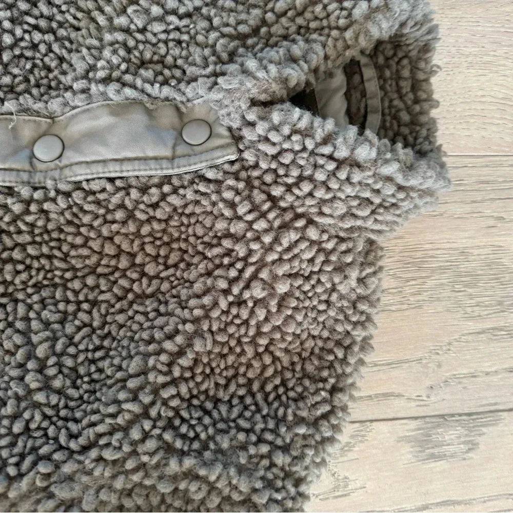 Art Class Girls Sherpa Coat Tan Small